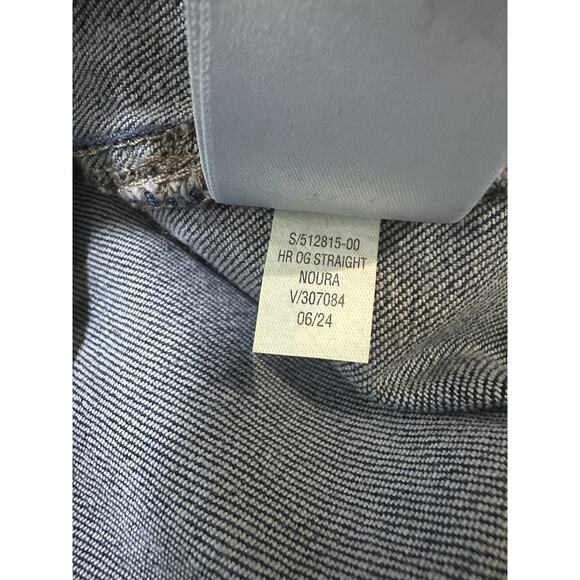 NWT Old Navy High-Waisted OG Straight Utility Jeans Blue Denim Plus Size 16 - Picture 7 of 12